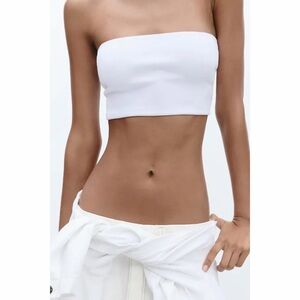 Zara Rib Bandeau Top